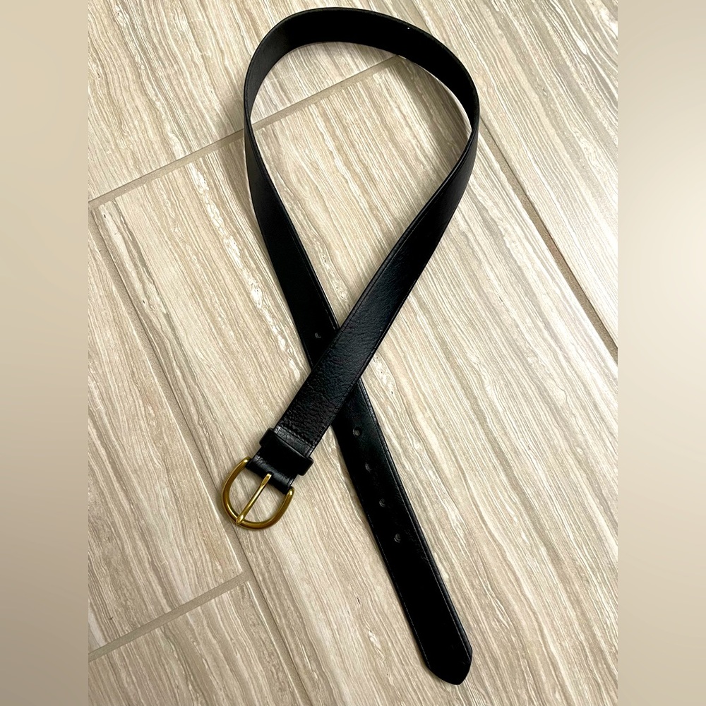 Madewell black women's belt